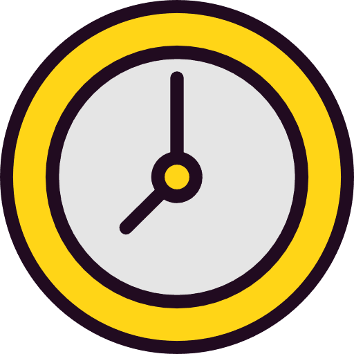Clock tool tools and utensils watch icon