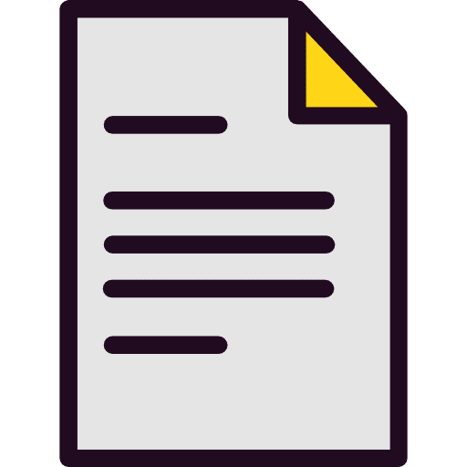 Document writing signing business and finance icon