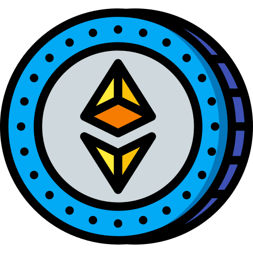 Ethereum ethereum currency business and finance icon