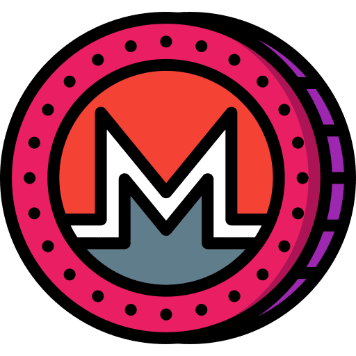 Monero money currency business and finance icon