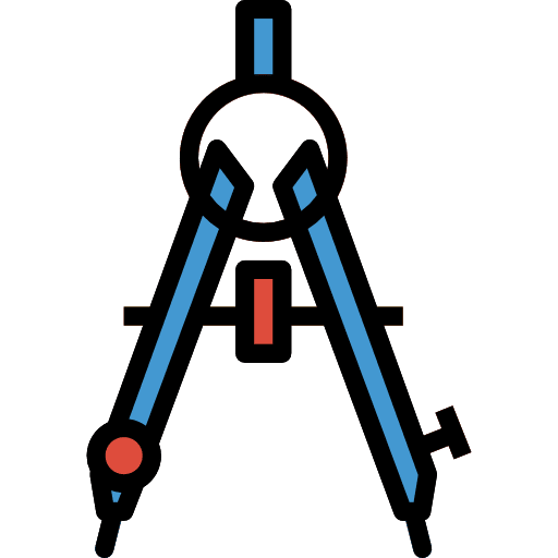 Compass miscellaneous school materials education icon