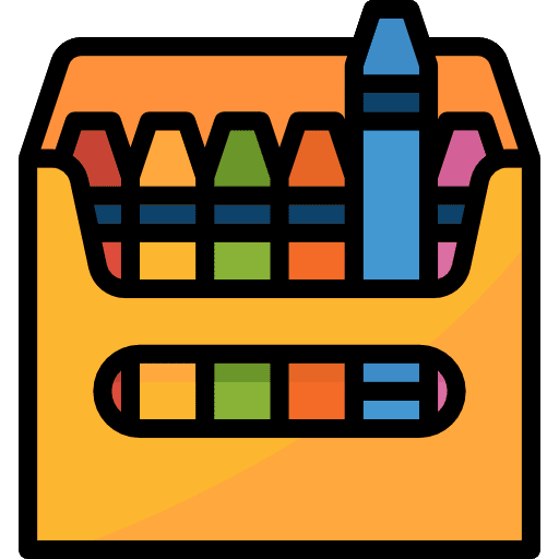 Crayon education crayon draw icon