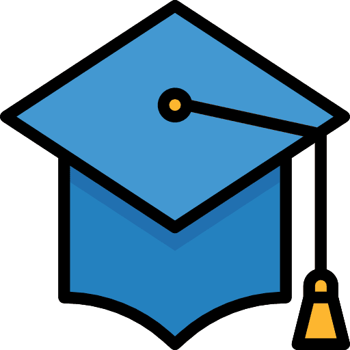 Mortarboard education mortarboard graduate icon