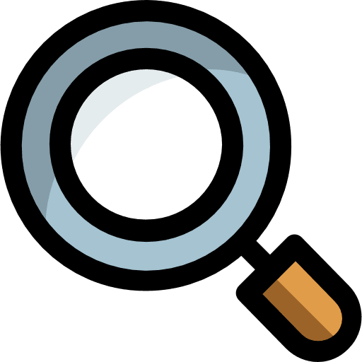 Magnifying glass tools and utensils magnifying glass ui icon