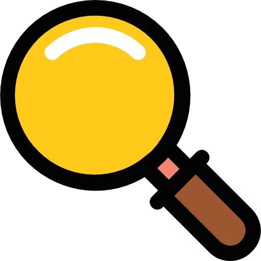 Magnifying glass zoom ui search icon