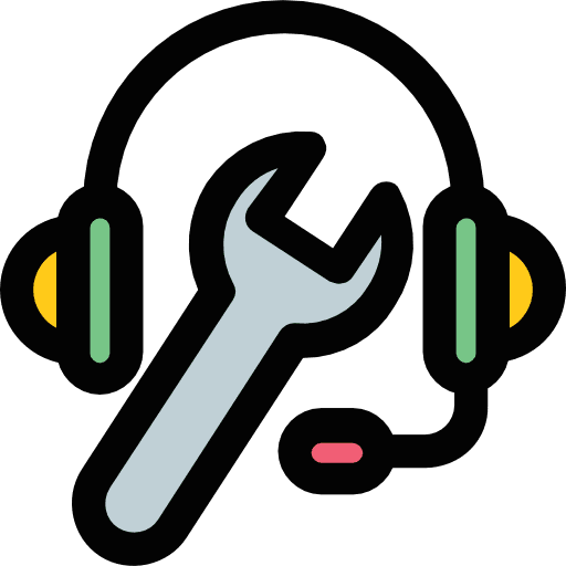 Technical support technical support working tools icon