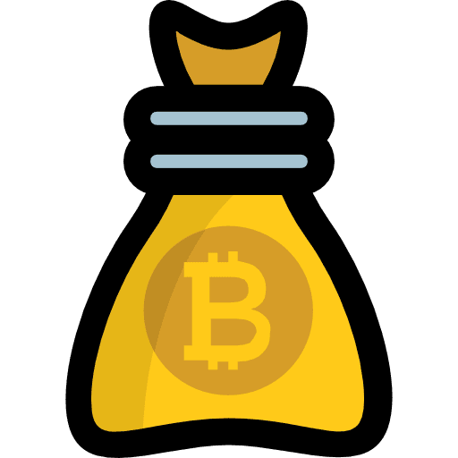Money bag commerce and shopping currency money icon