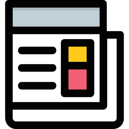 Newspaper news report communications journal icon