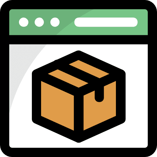 Shipping browser shipping shipping and delivery icon