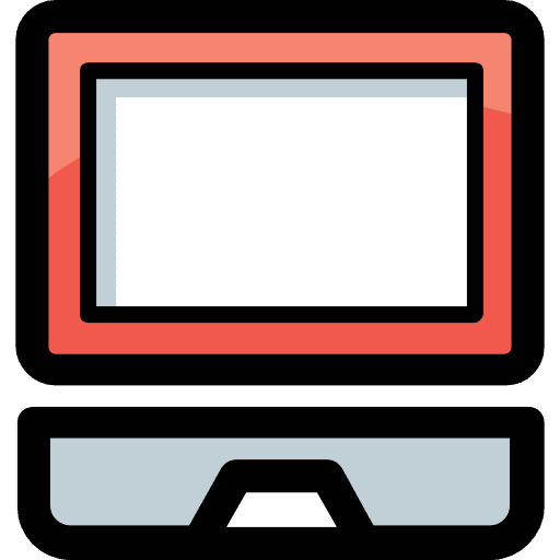 Laptop electronic computing computer icon