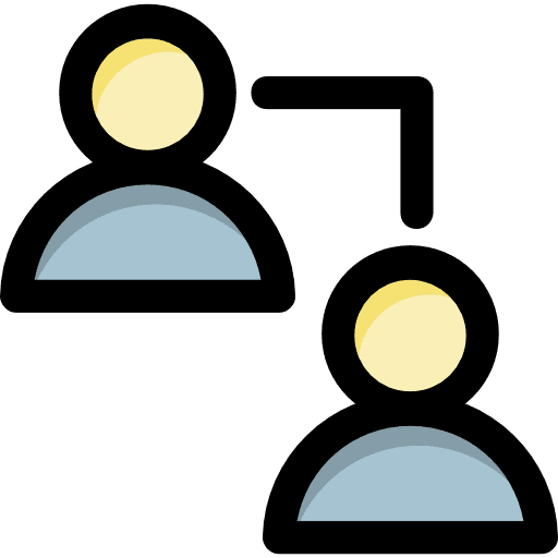 Network user online work icon