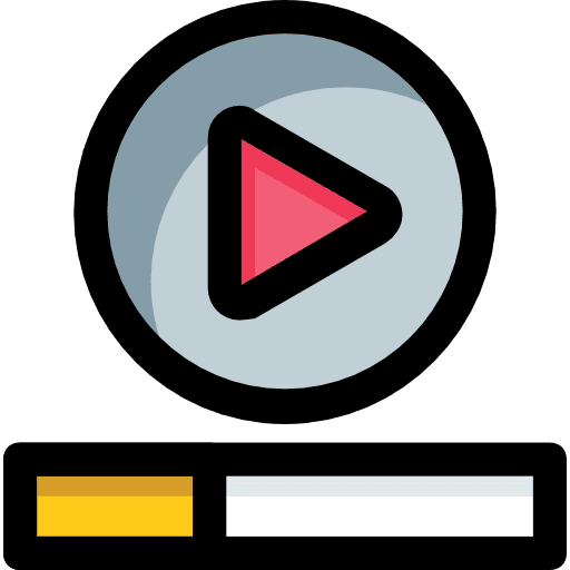 Streaming streaming play button multimedia option icon