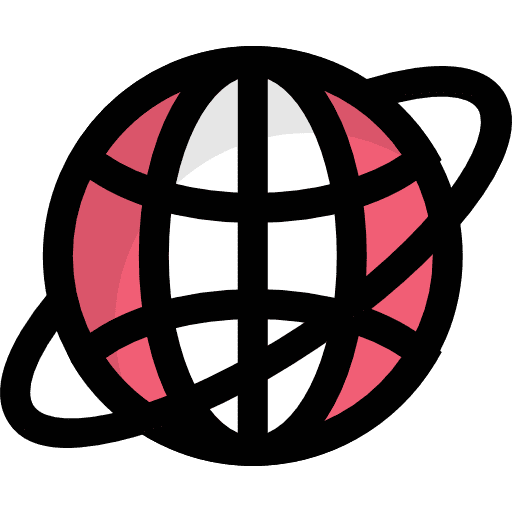 Worldwide earth globe worldwide earth grid icon