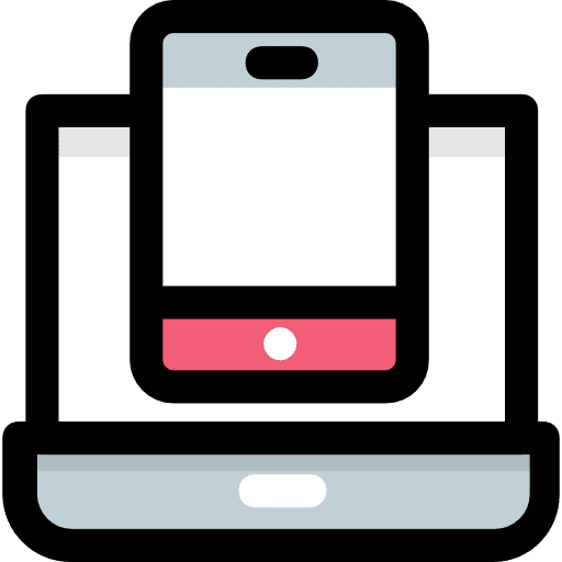 Responsive seo and web tablet mobile phone icon