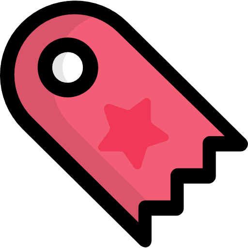 Tag label shopping price tag icon