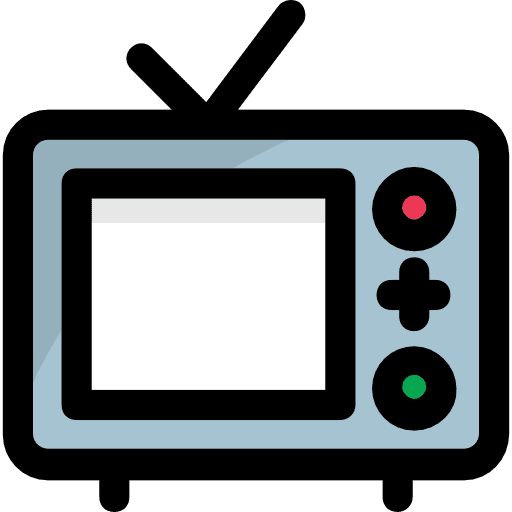 Television televisions tv screen electronics icon