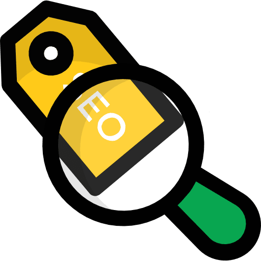 Seo tag tag seo tag label icon