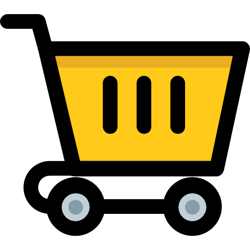 Shopping cart supermarket online store ecommerce icon