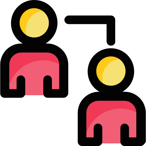 Teamwork work online group icon