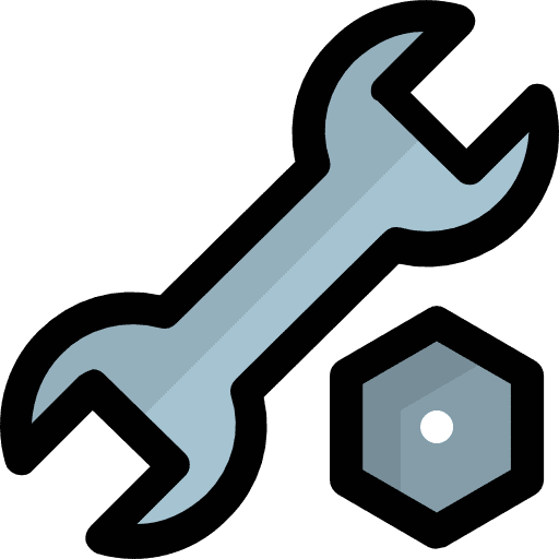 Wrench improvement wrench home repair icon