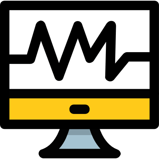 Analytics analytics laptop business icon