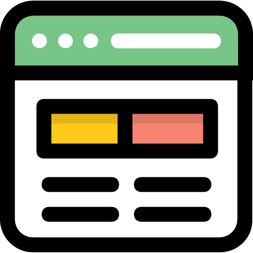 Website web page ui browser icon