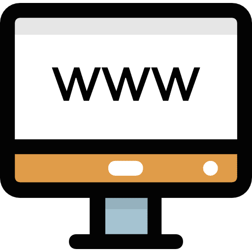 Monitor screen television www icon