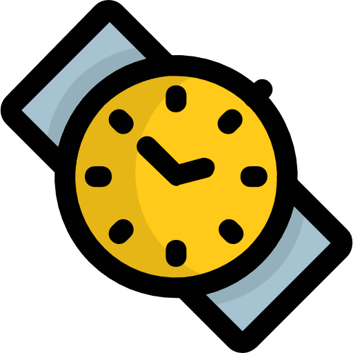 Wristwatch clocks time watches icon