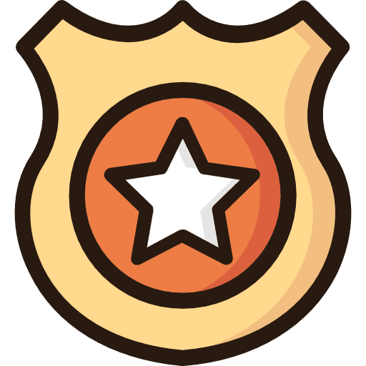 Badge interface badge security icon