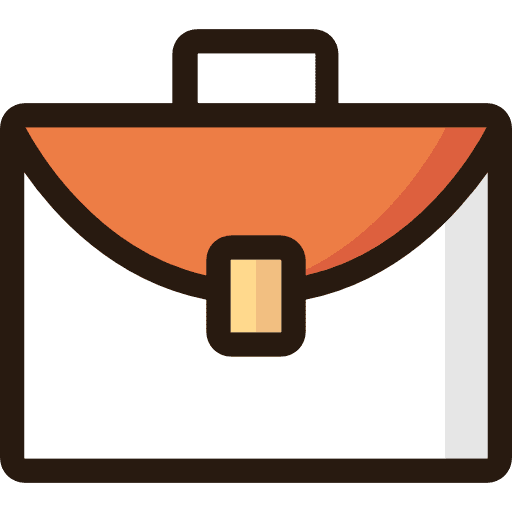 Case travel luggage business and finance icon