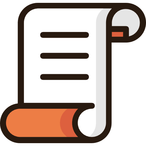 Legal paper legal paper business and finance interface icon