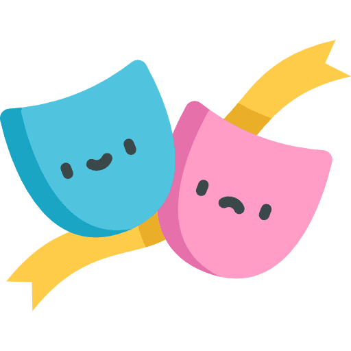 Theater tragedy theater education icon