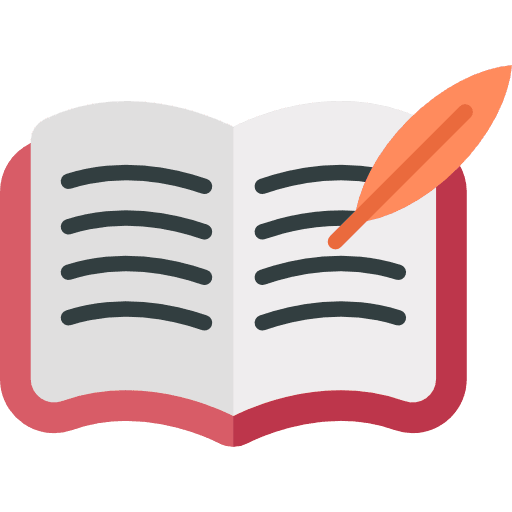 Writing document business pen icon