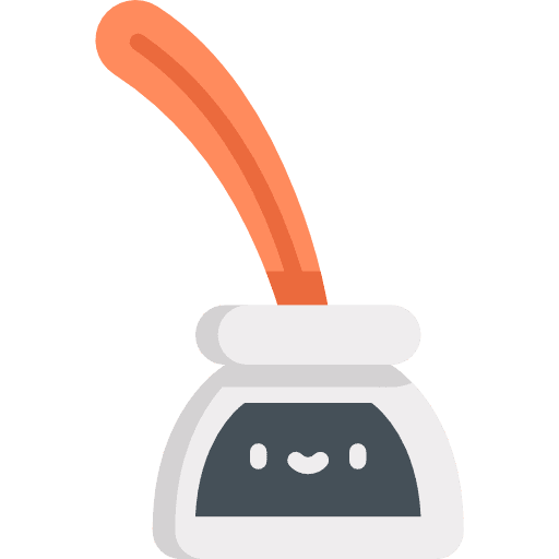 Inkwell calligraphy inkwell writing icon