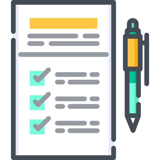 Checklist checklist files and folders business and finance icon