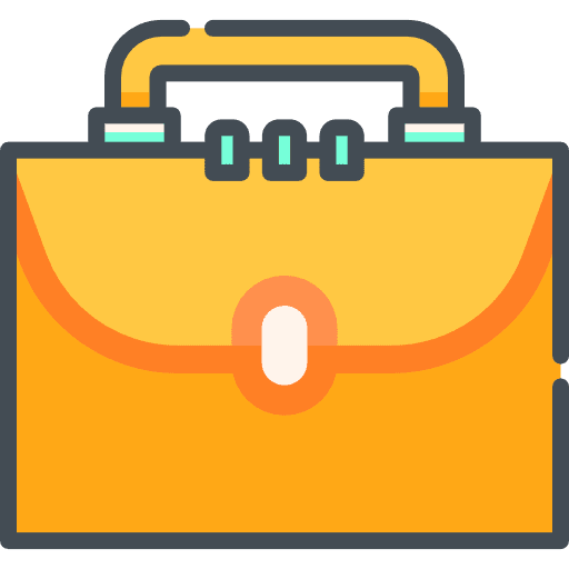 Briefcase bag business suitcase icon