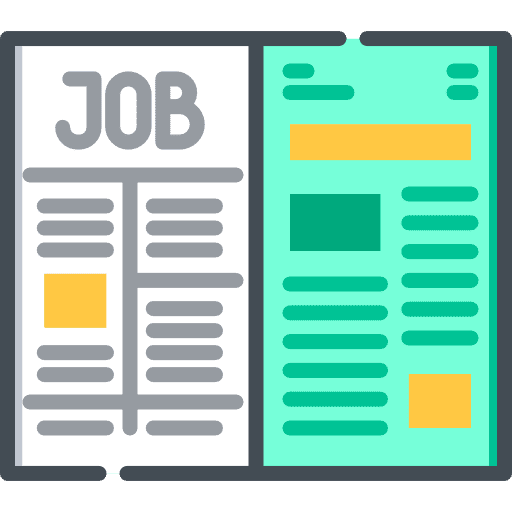 Job search information job search hiring icon