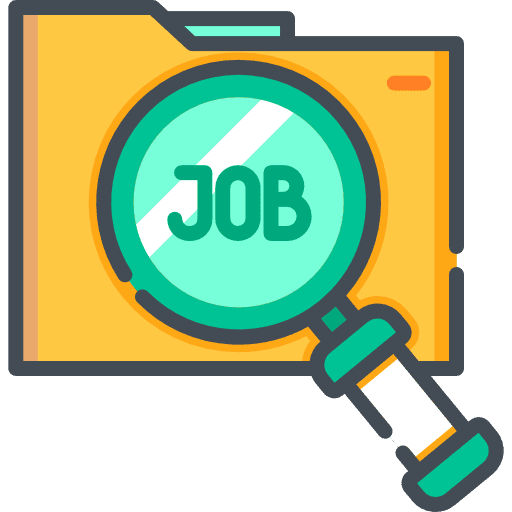 Job search job search business and finance human resources icon