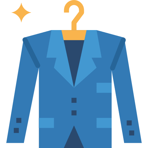 Dry clothes clean tools and utensils icon