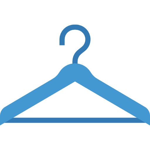 Hanger clothes tools and utensils shopping store icon