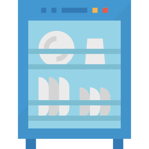 Dishwasher washer machine dishwashing washer icon