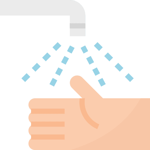 Hand wash hands and gestures tools and utensils symbol icon