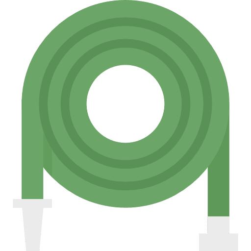 Hose watering hosepipe gardening icon