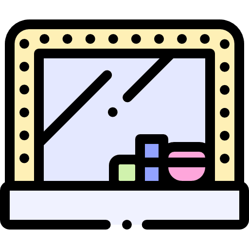 Dressing table vanity dressing table dresser icon