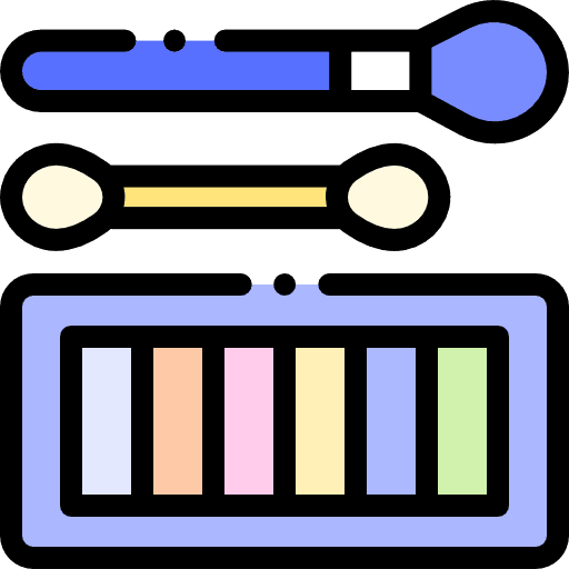 Eye shadow makeup beauty salon eye shadow icon