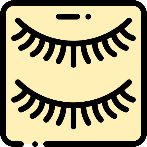 Eyelashes fashion beauty salon grooming icon