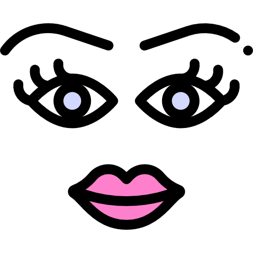 Makeup grooming lipstick eye icon