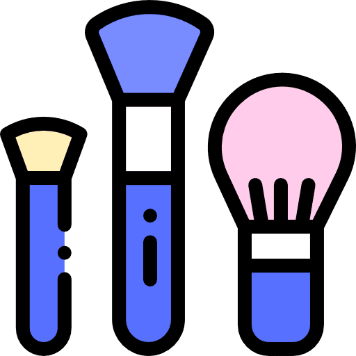 Brushes fashion brushes beauty salon icon