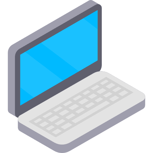 Laptop tool electric technology icon