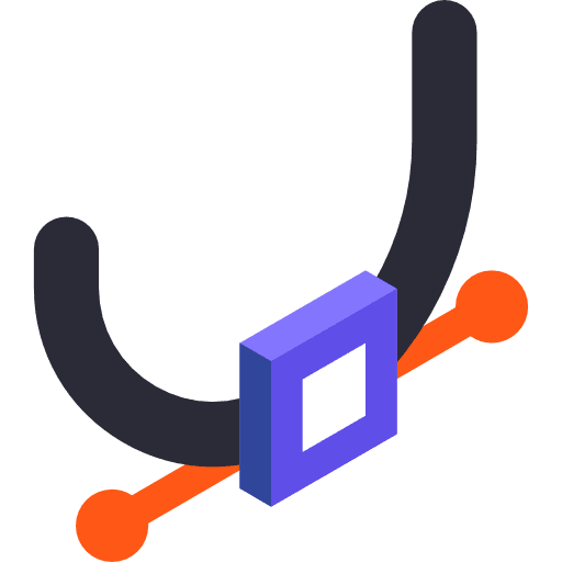 Node edit tools interface illustration icon